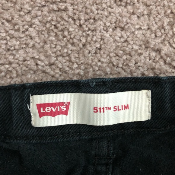Levi’s 511 Slim Black Kids Jeans 12 Reg - Picture 6 of 11